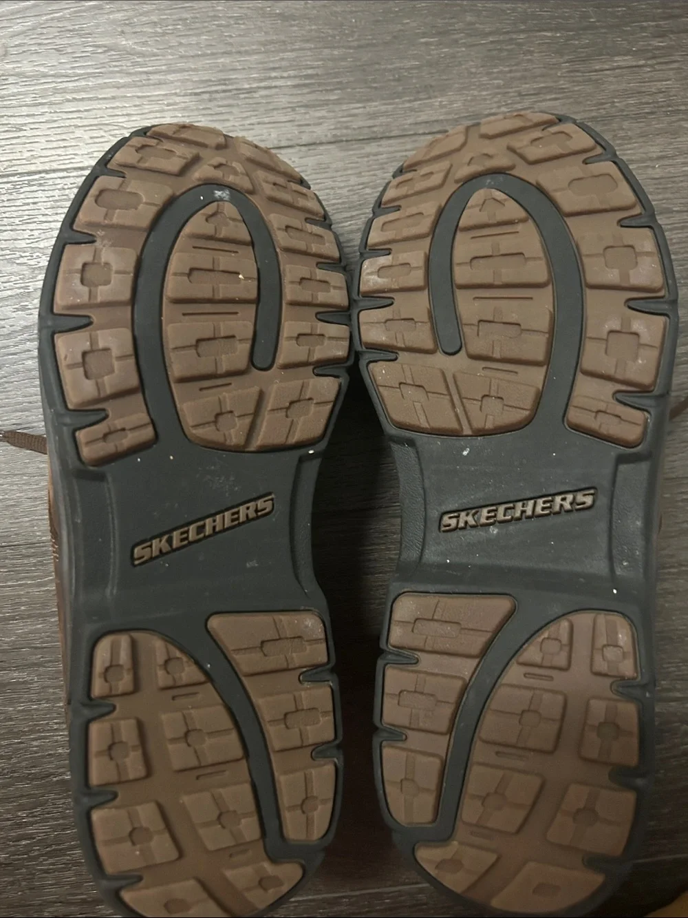 Skechers Segment Rilar Oxford Brown Leather Lace-Up Shoes